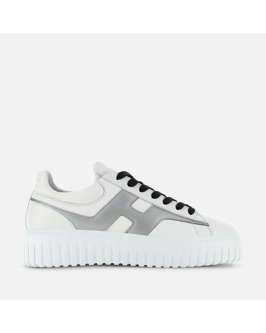 Hogan White Sneakers H-Stripes for men