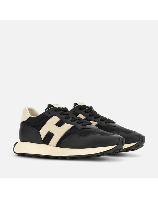 Hogan Black Sporty Sneakers, for men