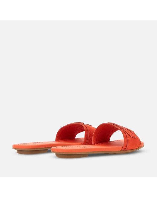 Hogan Red Sandals,