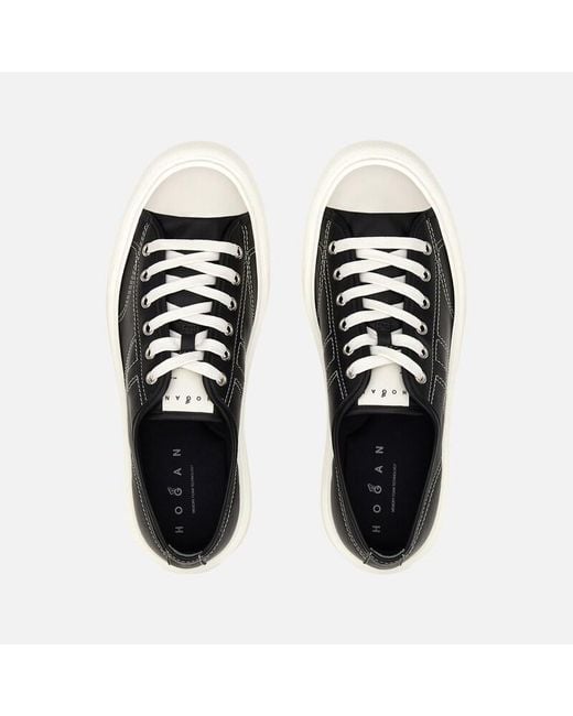 Hogan Black Flat Sneaker, for men