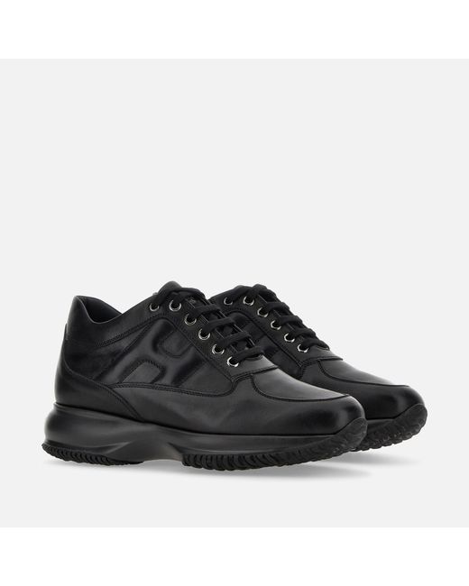 Hogan Black Sneakers Interactive