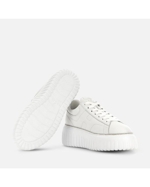 H-Stripes di Hogan in White