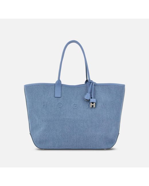 Hogan Blue Shopper Address Medium