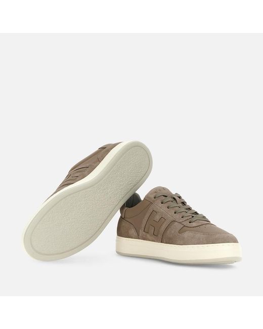 Hogan Brown Flat Sneaker, for men