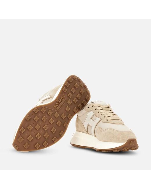Hogan Natural Sporty Sneakers,