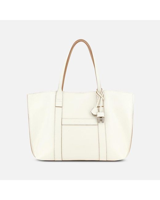 Sac Shopping Script Medium Hogan en coloris White