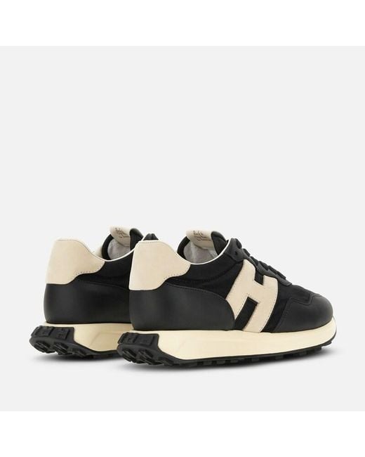 Hogan Black Sporty Sneakers, for men