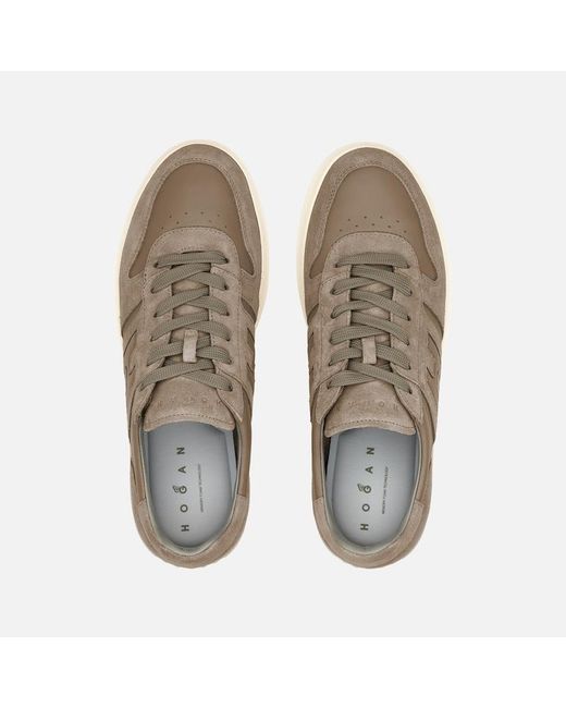 Hogan Brown Flat Sneaker, for men