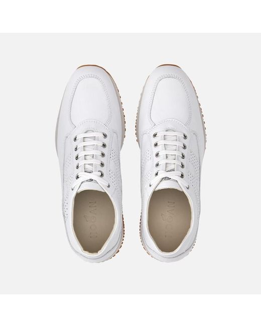 Baskets Interactive Hogan en coloris White