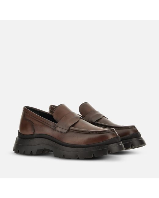 Stringate e mocassini di Hogan in Brown da Uomo