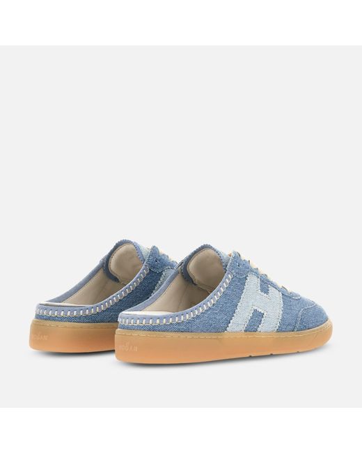 Hogan Blue Mules Cool