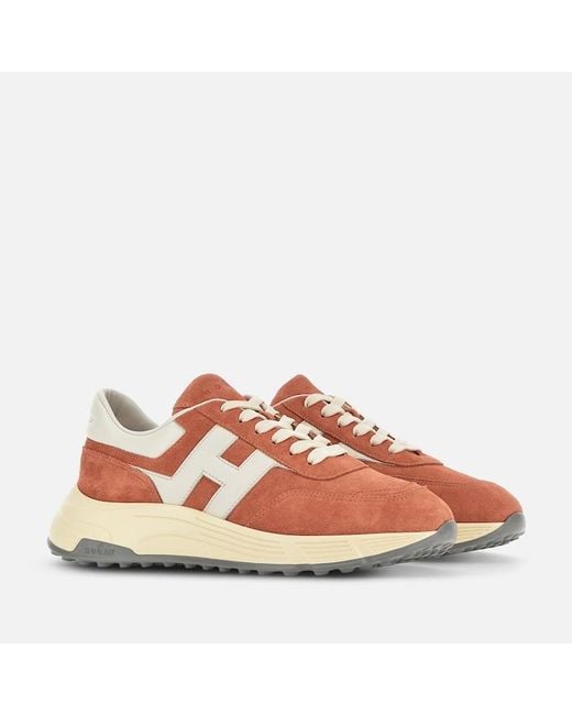Hogan Pink Sporty Sneakers, for men