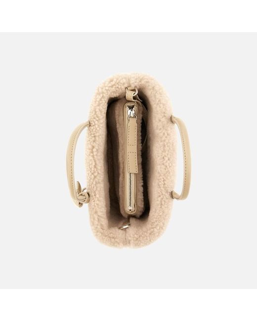 Bolso Shopping Adress Mini Hogan de color Natural