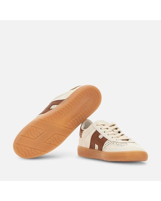 Hogan Brown Cool Allacciato Forature Sneakers