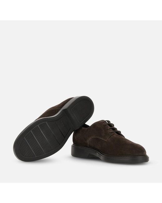 Hogan Brown Lace-Ups And Moccasins, for men