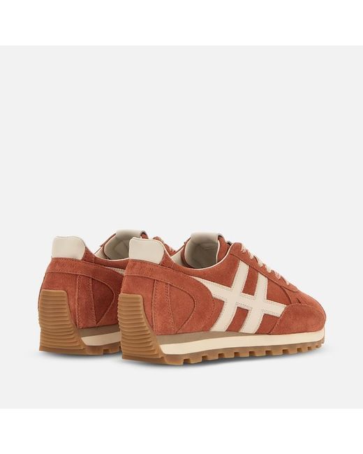 Hogan Brown Sporty Sneakers,