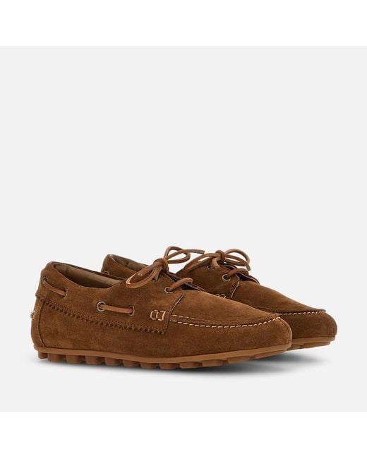Hogan Brown Loafers,
