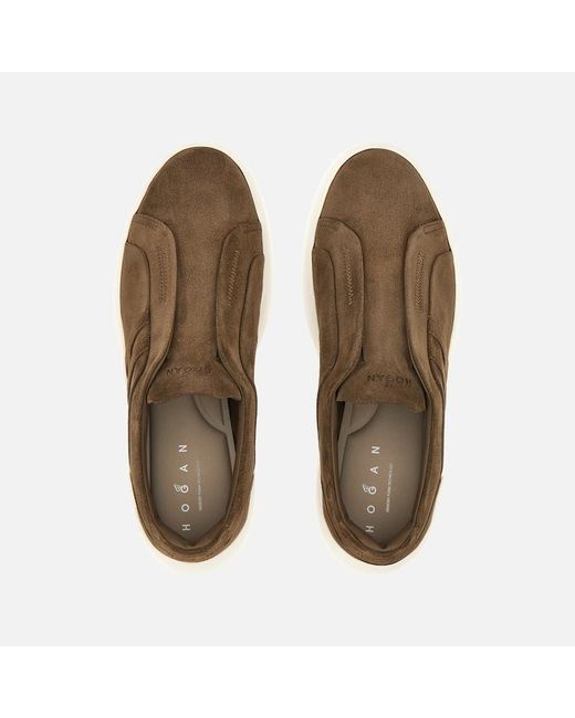 Hogan Brown Chunky Sneakers, for men