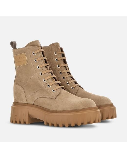 Hogan Brown Boots,