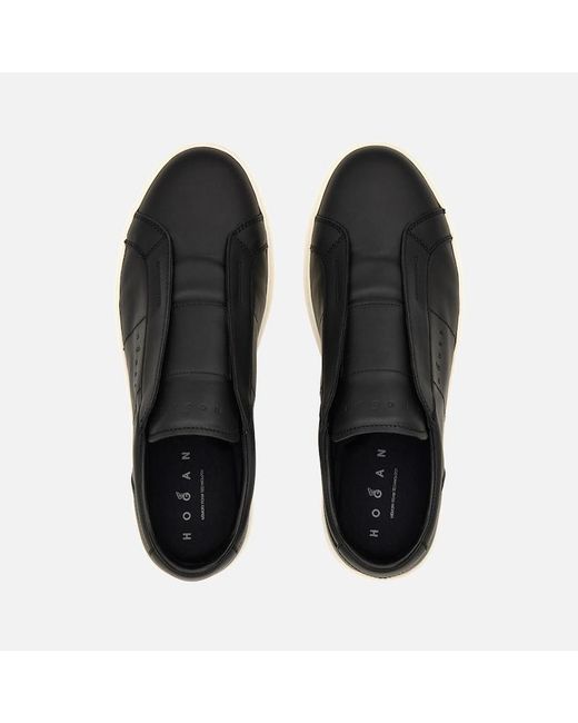 Hogan Black Flat Sneaker, for men