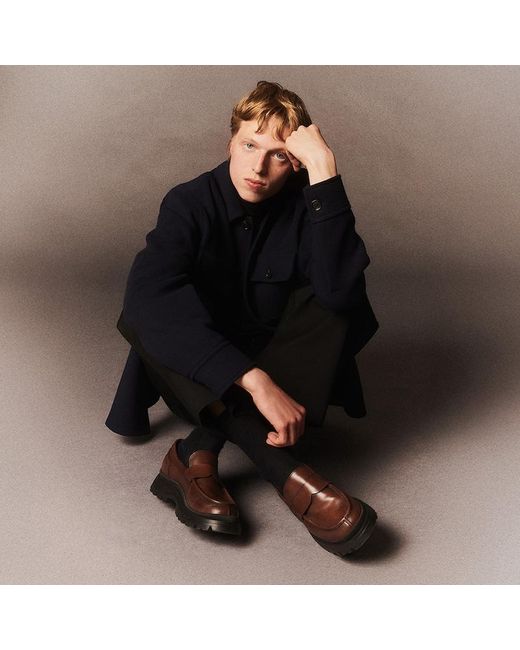 Hogan Brown Lace-Ups And Moccasins, for men