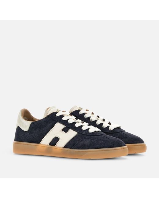 Hogan Blue Flat Sneakers,