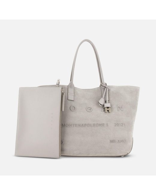 Hogan Gray Shopper Address Medium