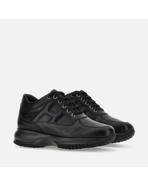 Hogan Black Sneakers Interactive
