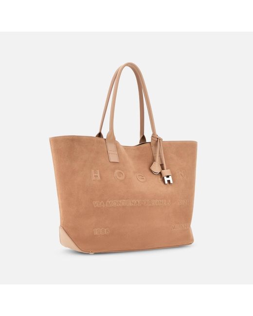 Borse Shopping di Hogan in Natural