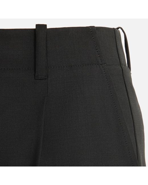 Hogan Black Wool Blend Pants