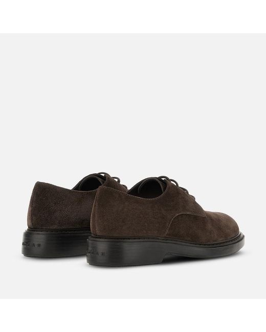 Hogan Brown Lace-Ups And Moccasins, for men
