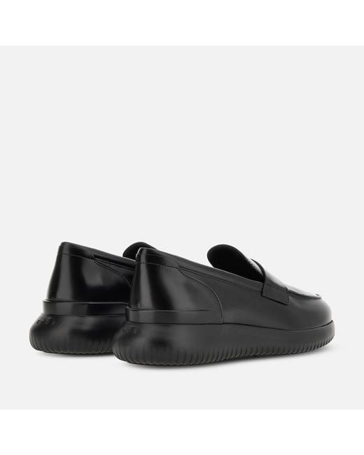 Mocassini Interactive³ Hogan pour homme en coloris Black