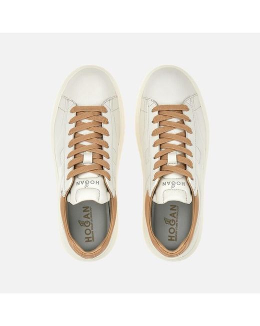 Hogan White Sneakers H-Stripes, ,Off