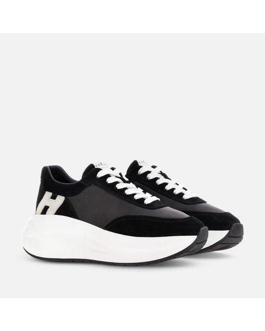 Platform Sneaker di Hogan in Black