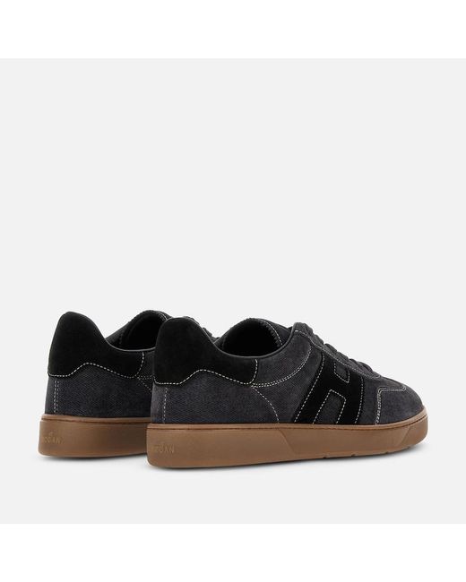 Hogan Black Flat Sneaker, for men