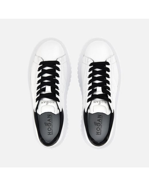 Hogan White Sneakers H-Stripes
