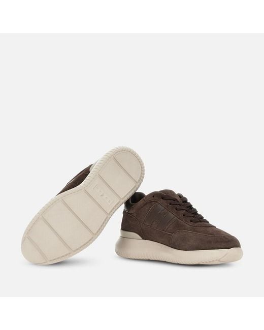 Hogan Brown Chunky Sneakers, for men