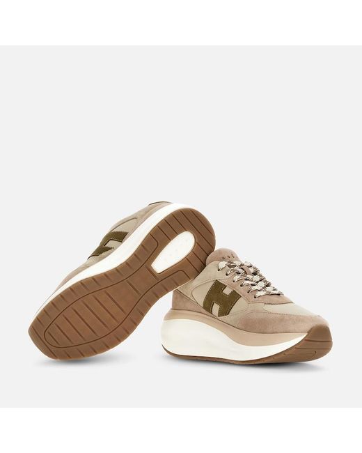 Hogan Natural Sporty Sneakers,