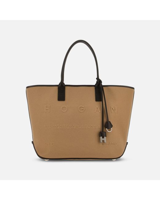 Hogan Brown Shopper Address Medium