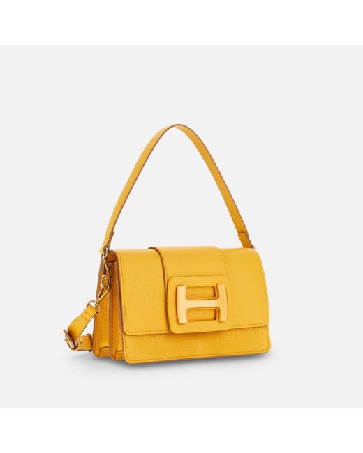 Bolso Bandolera H-Bag Hogan de color Yellow