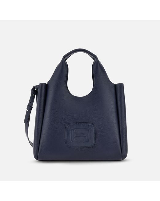 Hogan Blue H-bag Shopping Bag Small