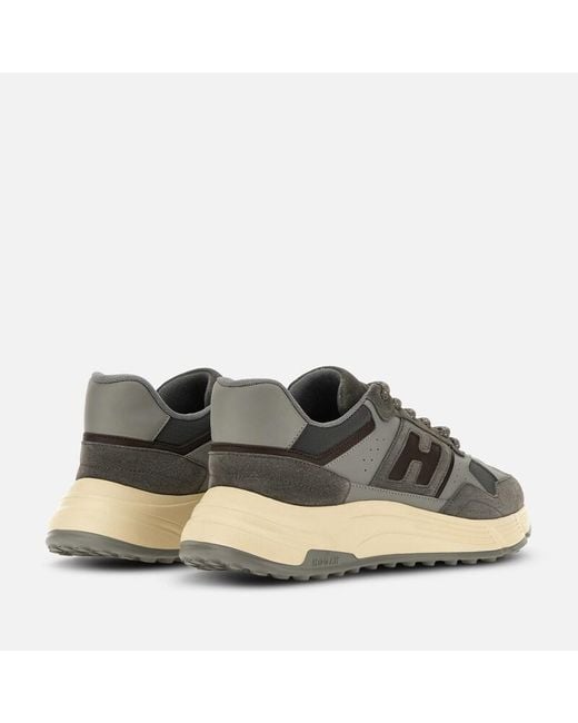 Hogan Brown Sporty Sneakers, for men