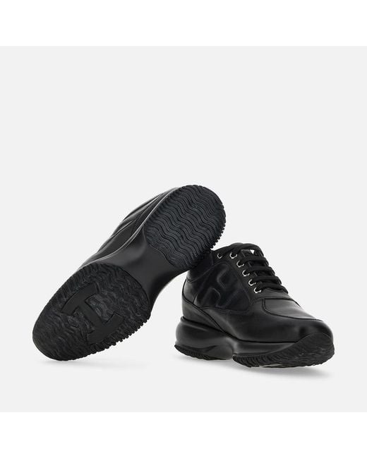 Hogan Black Sneakers Interactive