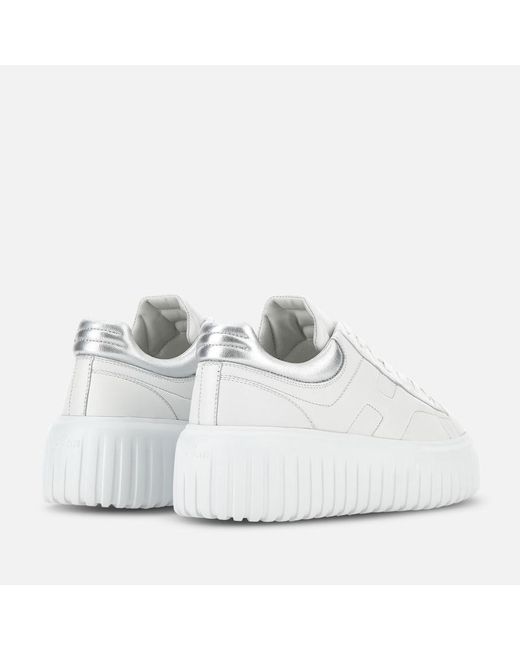 Hogan White Sneakers H-Stripes
