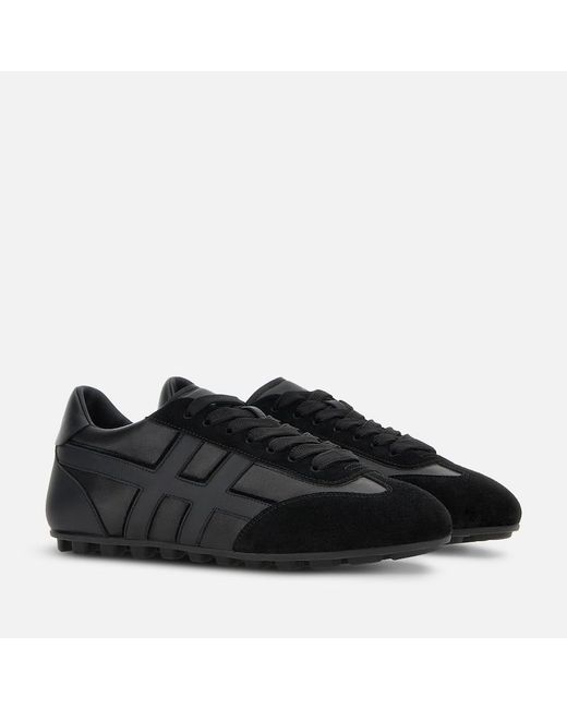Hogan Black Flat Sneakers,