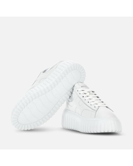 Hogan White Sneakers H-Stripes