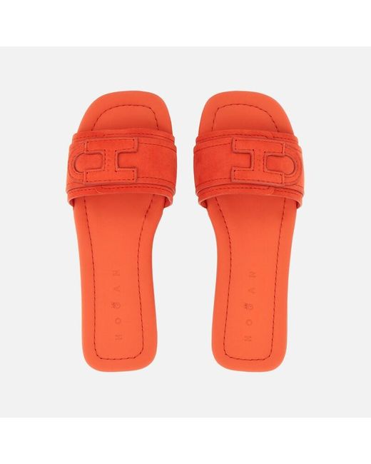 Hogan Red Sandals,