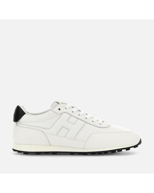 Hogan White Sporty Sneakers, for men