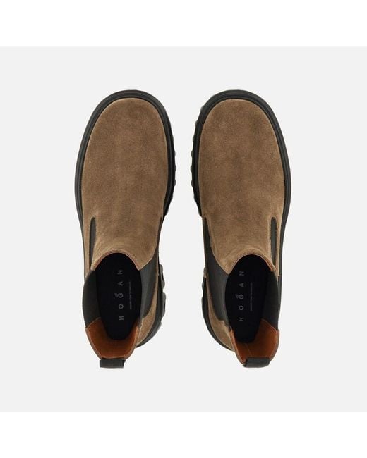 Hogan Brown Boots,