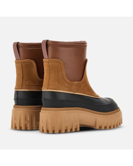Botas H700, Negro,Marrón Hogan de color Brown
